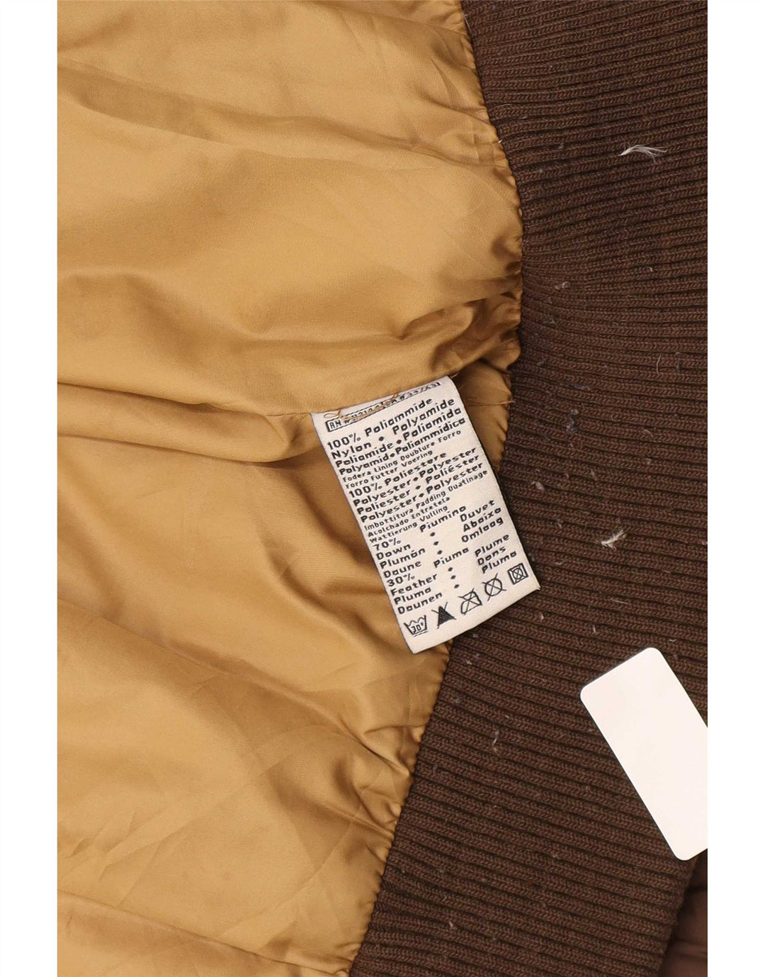 Kappa Veste matelassée pour femme UK 46 3XL Marron Polyamide