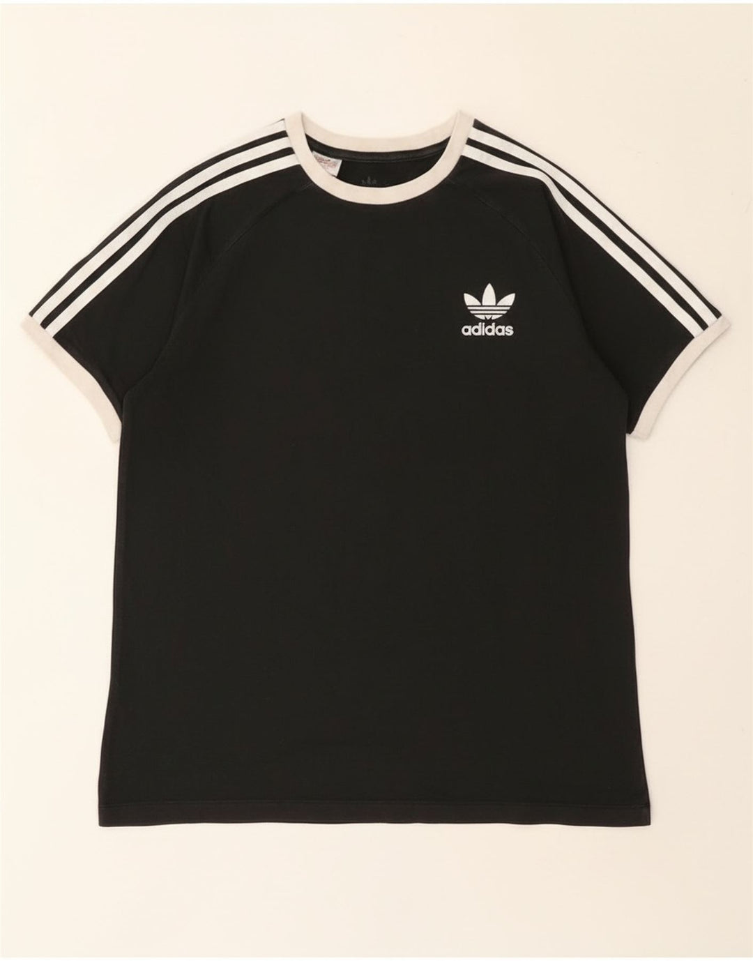 Adidas T-Shirt Top Garçon 13-14 ans Noir Coton