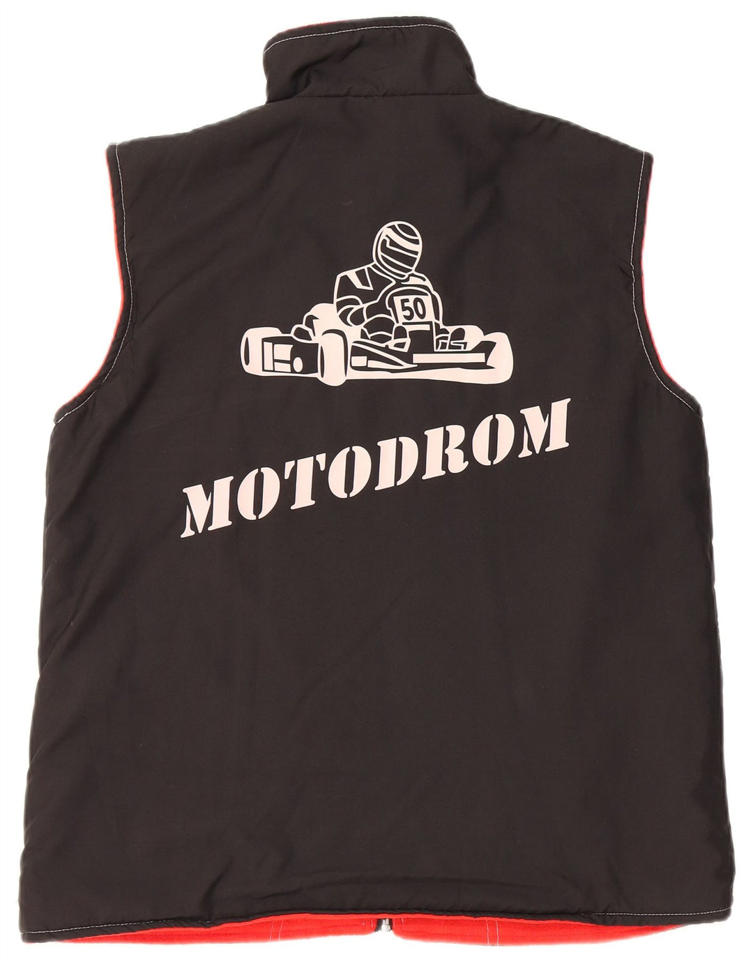 Lotto Gilet réversible graphique pour homme UK 36 Small Noir Polyester
