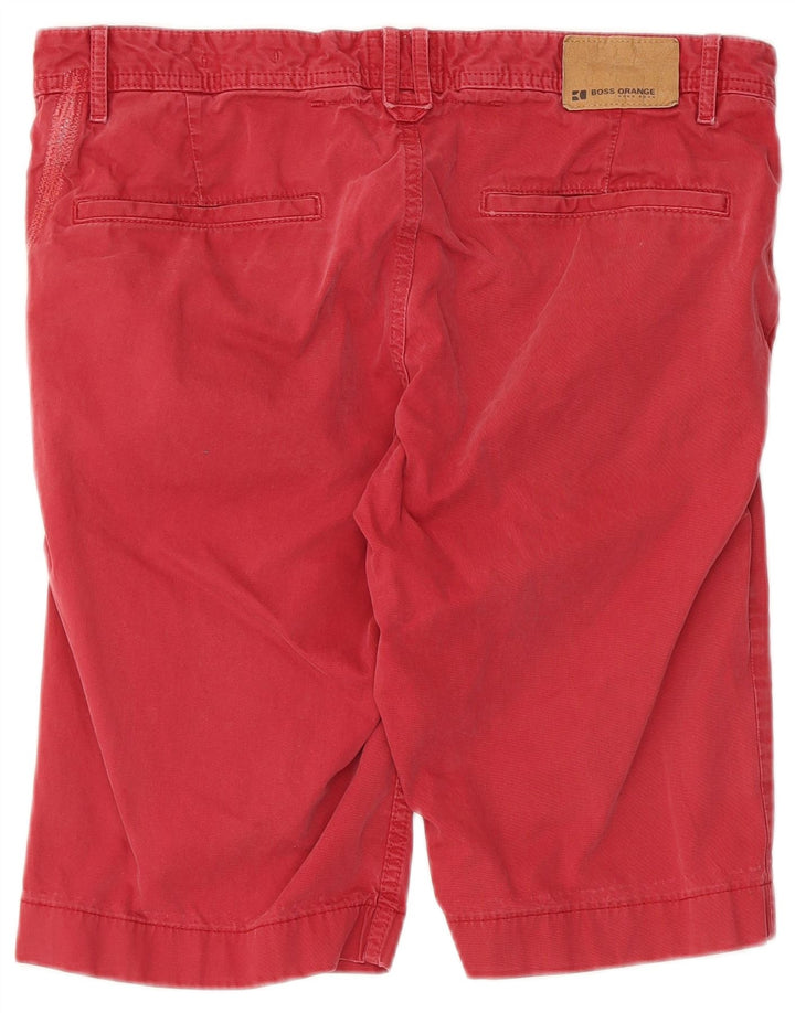 Hugo Boss Homme Short Chino W33 Coton Rouge Moyen
