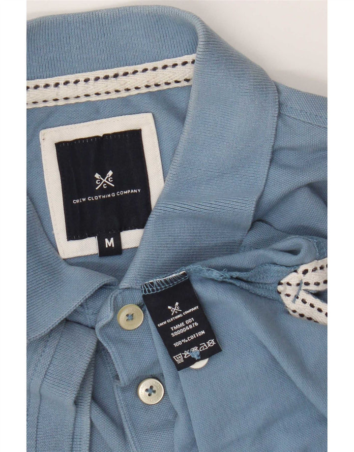 Crew Clothing Polo Homme Bleu Moyen Coton