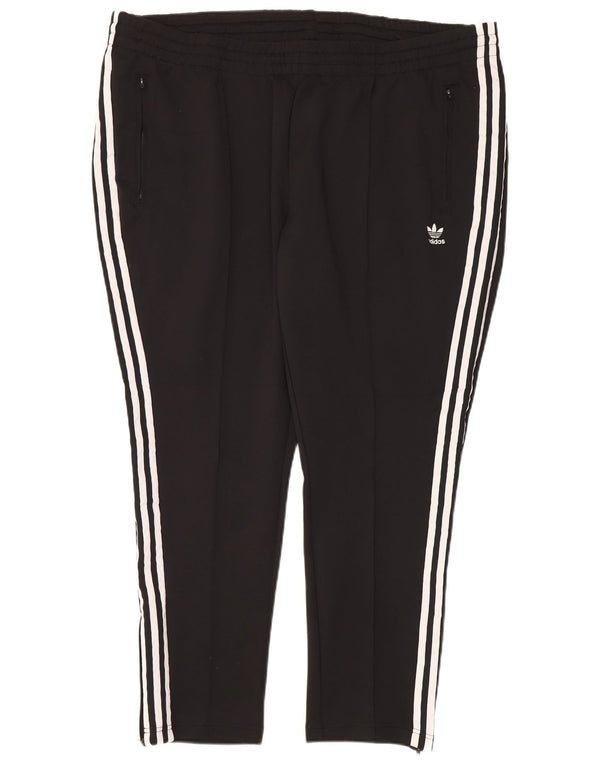 Adidas Pantalon de survêtement pour femme UK 28/30 3XL Noir Coton Sports