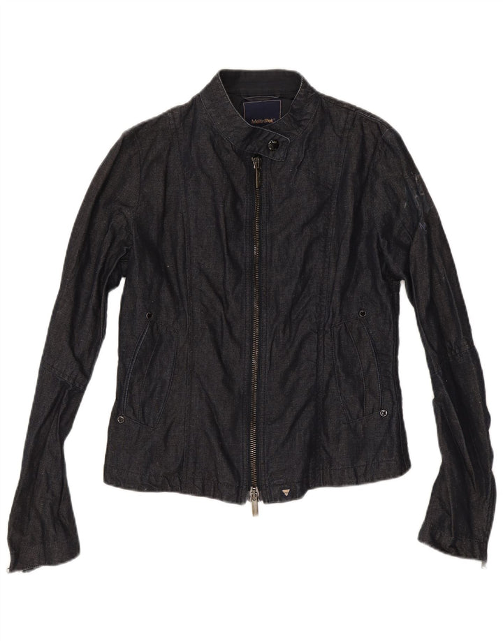 Meltin' Pot Veste en Jean Femme UK 12 Coton Bleu Marine Moyen