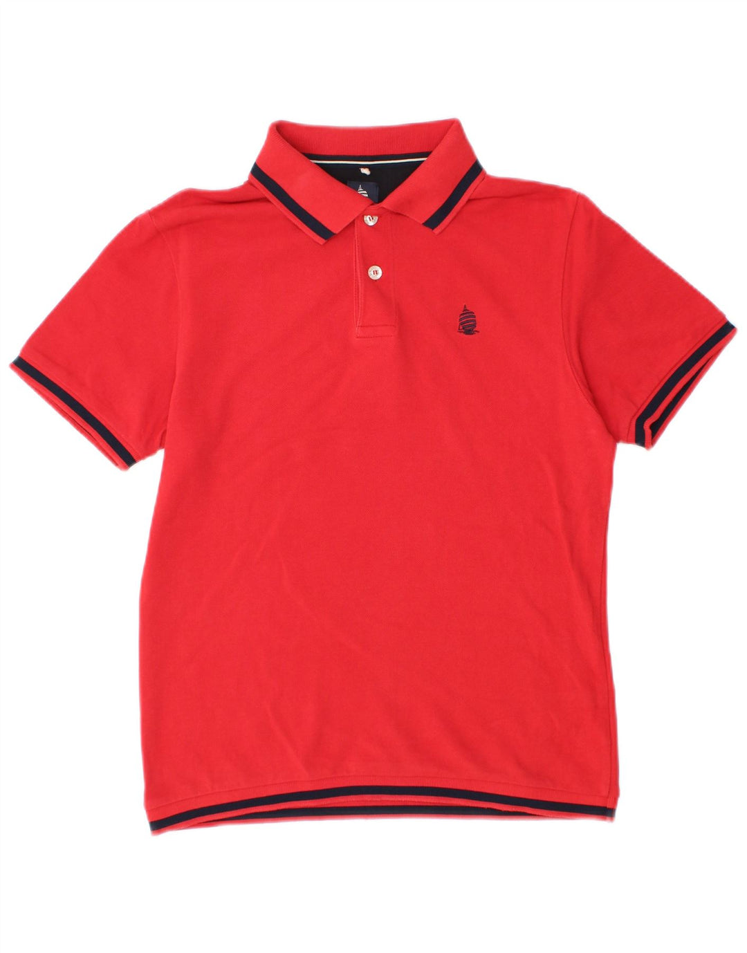 MARINA YACHTING Polo Slim Fit Homme Rouge Moyen Coton