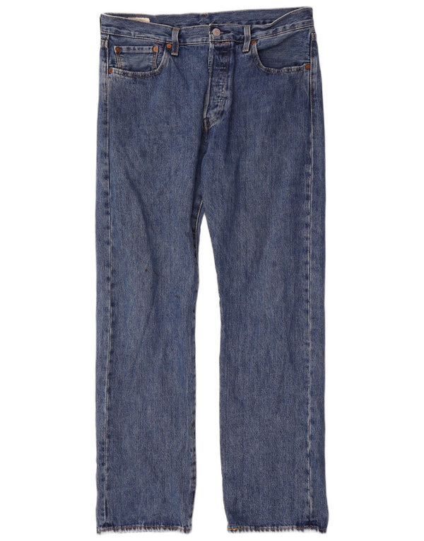 Levi's Jean Droit 501 Homme Bleu W34 L32 Coton