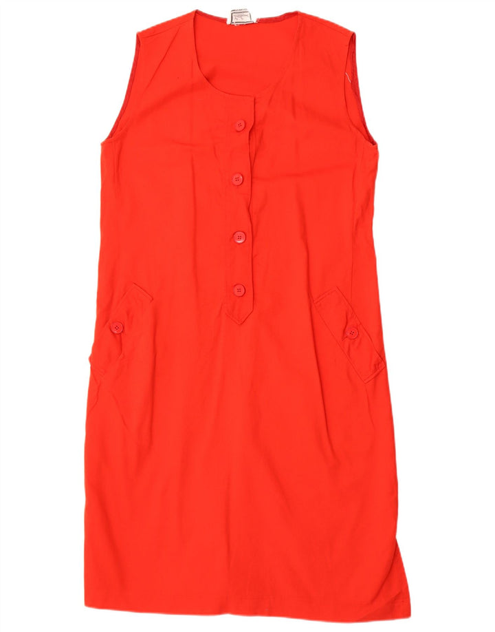 Luisa Spagnoli Robe droite sans manches pour femme UK 12 Rouge moyen