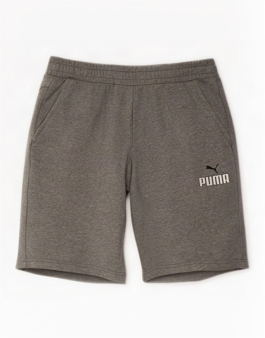 Puma Short de sport homme grand gris coton