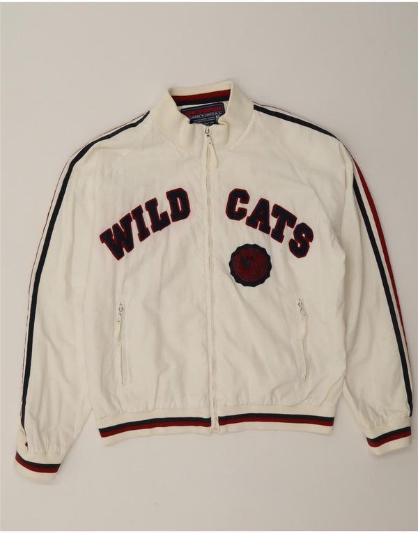 WPM Wildcats Graphic Bomber Jacket UK 40 Grand Blanc Colorblock