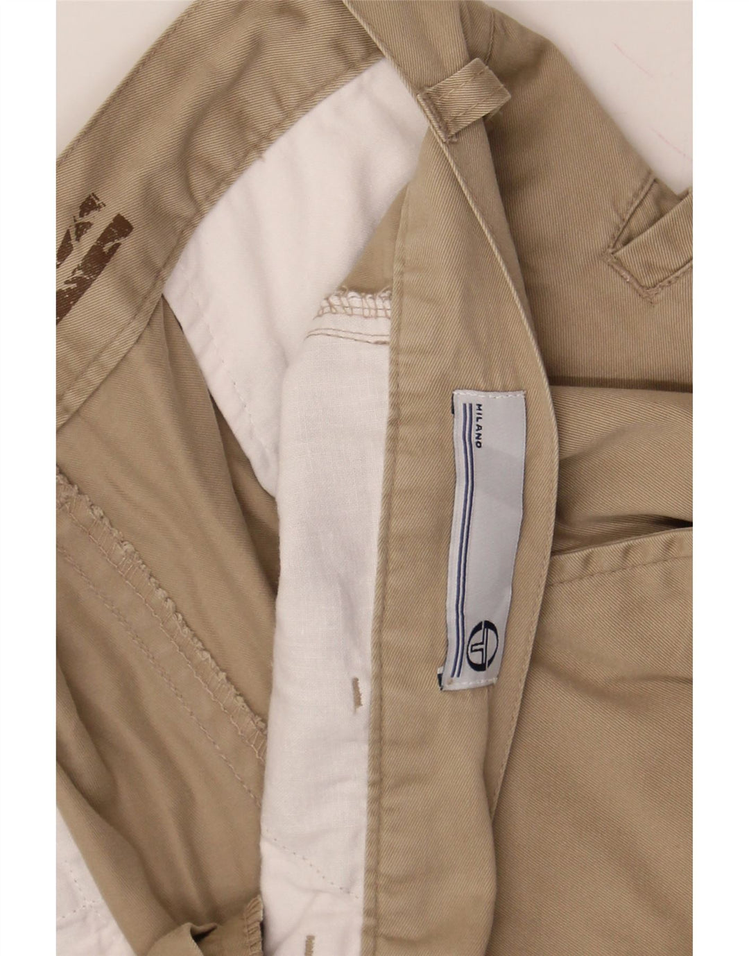 SERGIO TACCHINI Mens Chino Shorts W40 XL  Beige Vintage Sergio Tacchini and Second-Hand Sergio Tacchini from Messina Hembry 