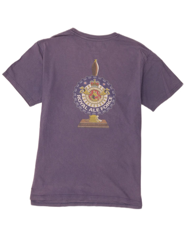 Weird Fish T-Shirt graphique pour hommes, grand coton violet