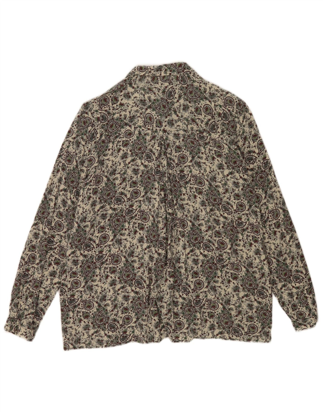 Chemise Femme Zara UK 10 Petit Paisley Beige