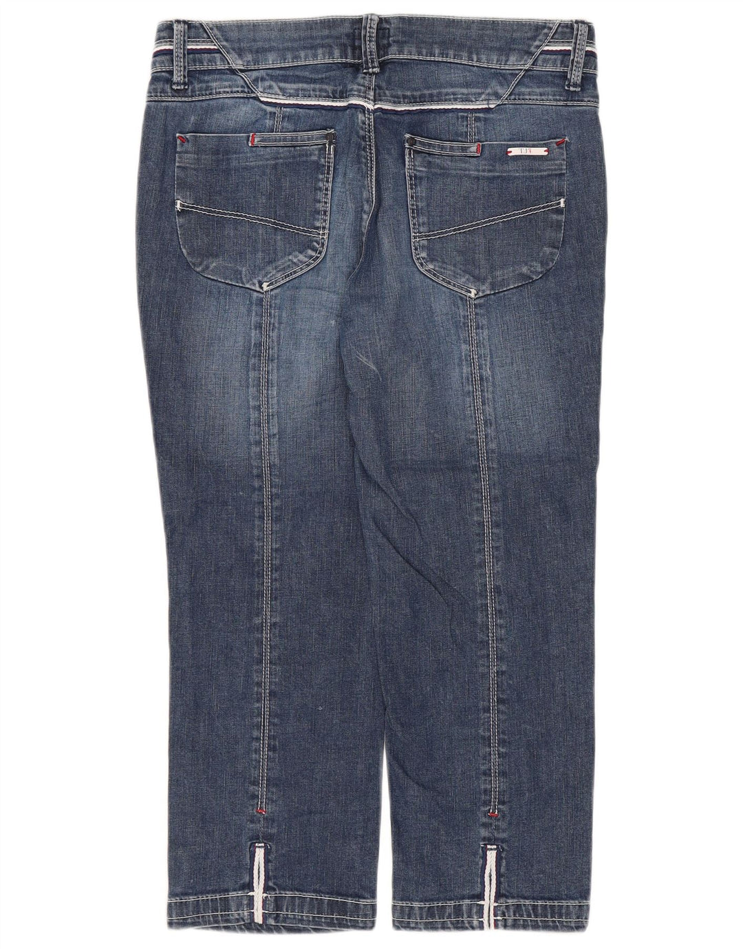 Trussardi Femme Capri Jeans W26 L20 Bleu Coton