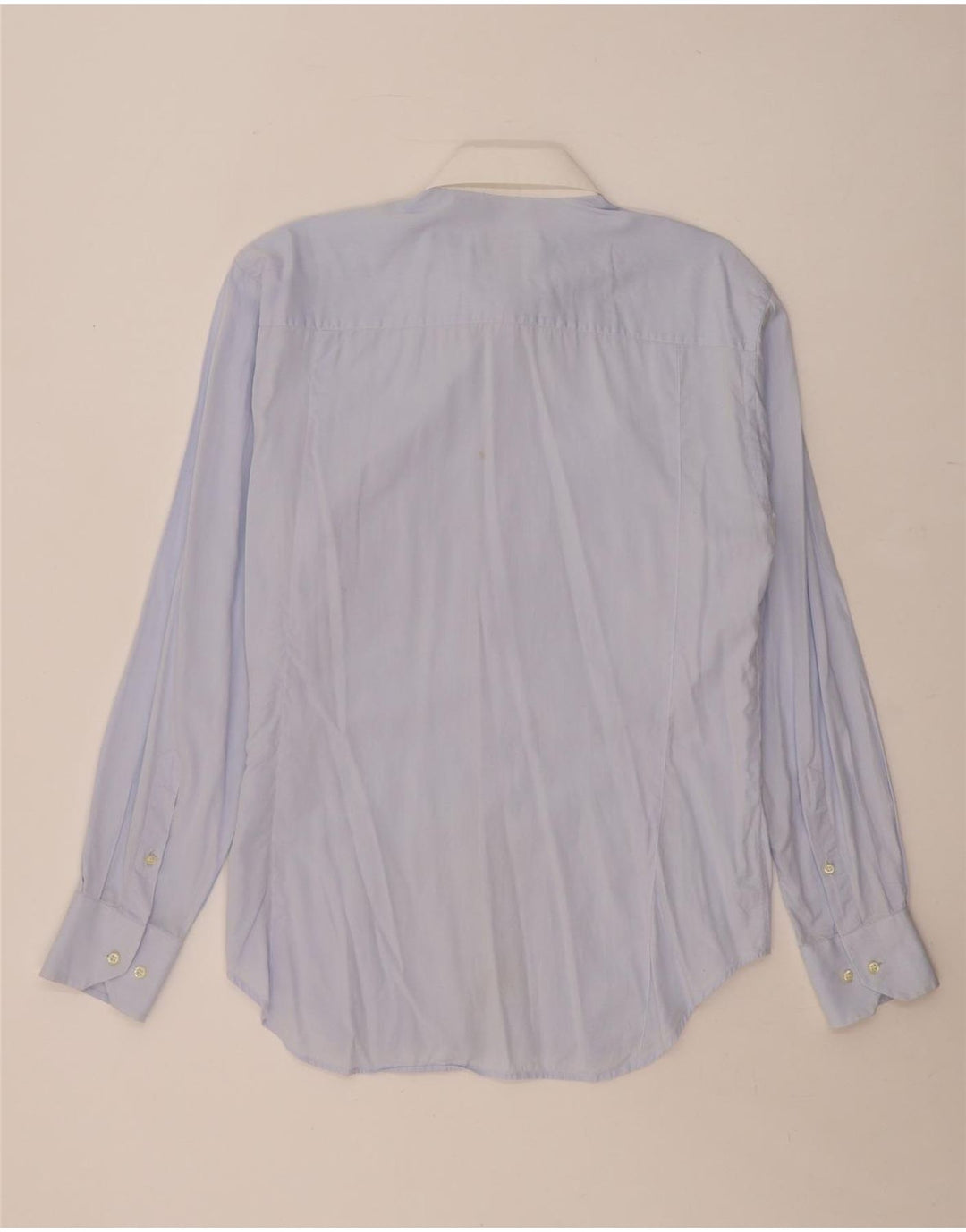 Trussardi Chemise Homme Taille 42 16 1/2 Large Bleu Colourblock