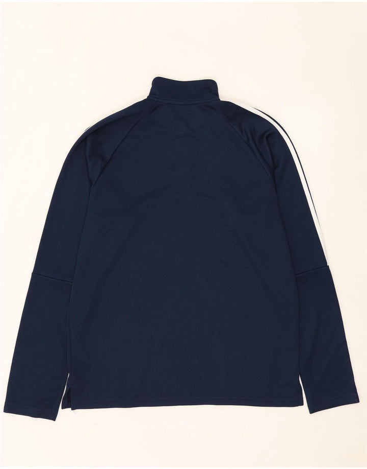 Adidas Hommes Climalite Pull Survêtement Haut Grand Bleu Marine Polyester