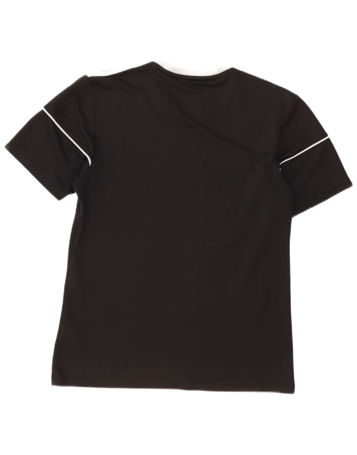 ADIDAS Hommes Climalite T-Shirt Haut Petit Noir Polyester