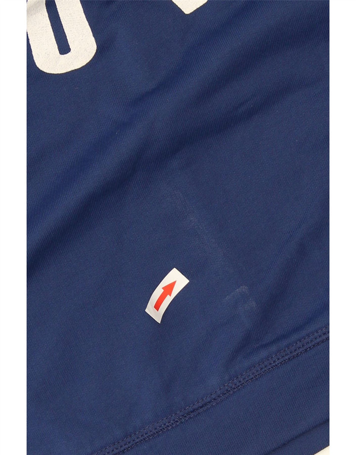 Zara Paris Graphic Sweat-shirt surdimensionné pour femme UK 10 Petit Bleu