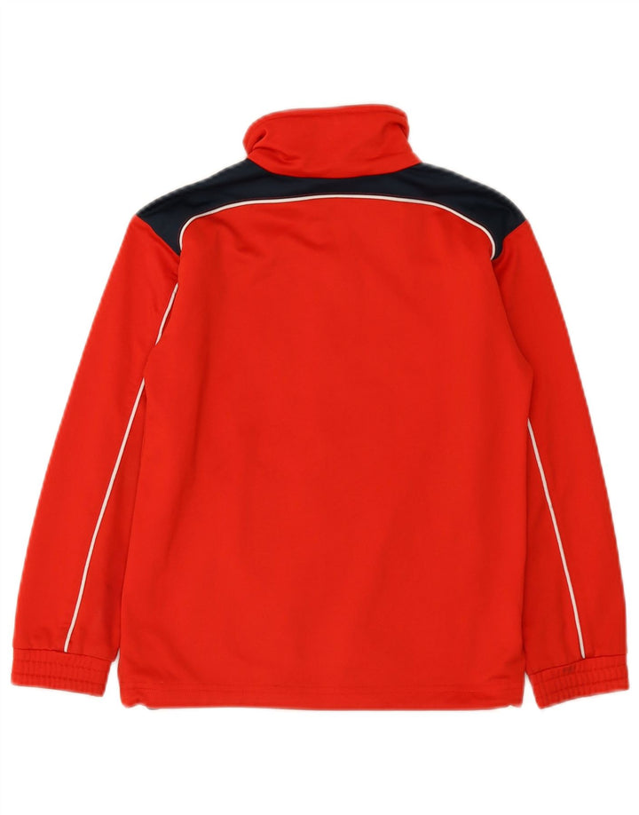 Umbro Veste de survêtement pour garçon 7-8 ans Petit Rouge Colorblock Polyester