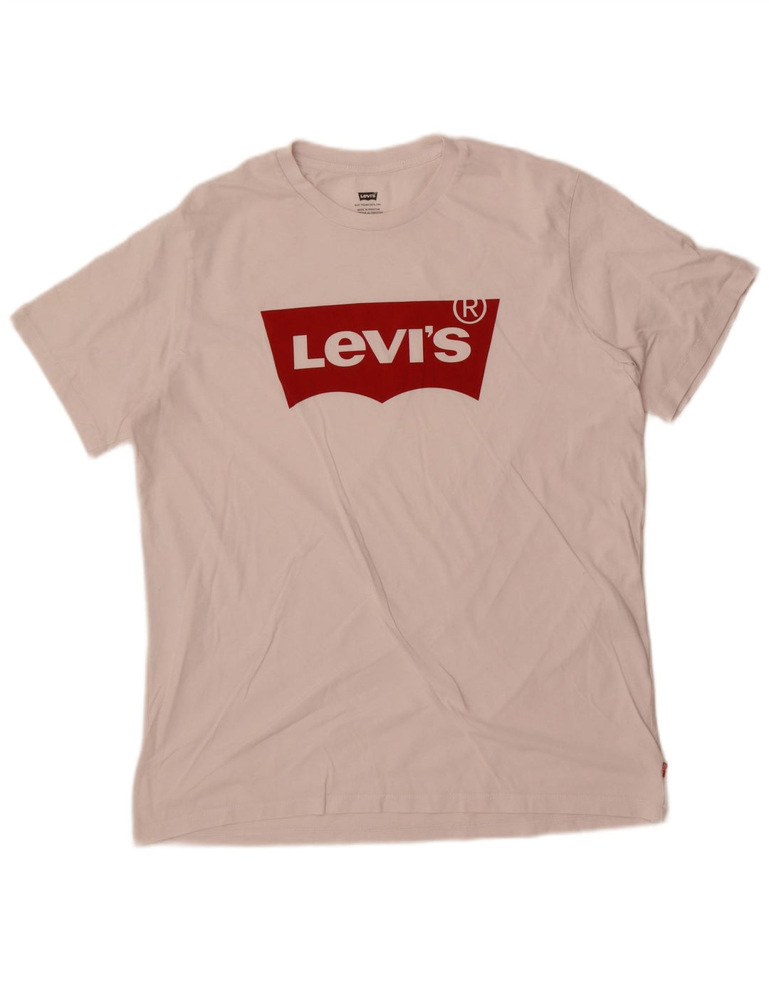 Levi's Tee-Shirt Graphique Homme Blanc Large
