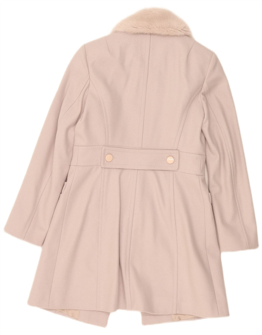French Connection Manteau Femme UK 8 Petite Laine Beige