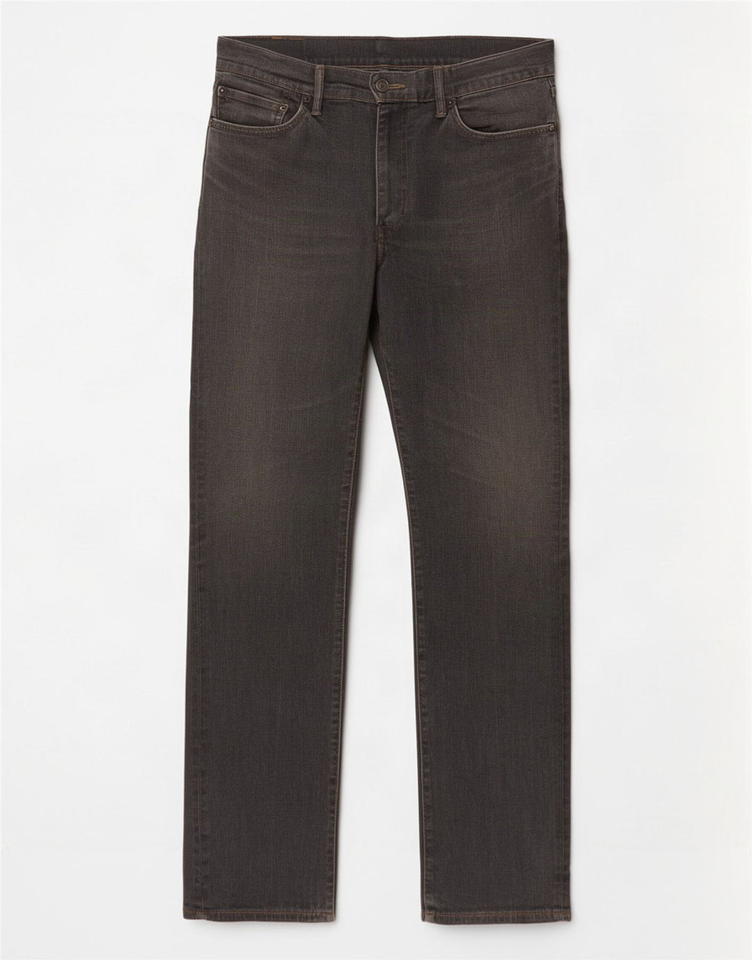 Levi's Jean Droit 504 Homme W36 L34 Gris Coton