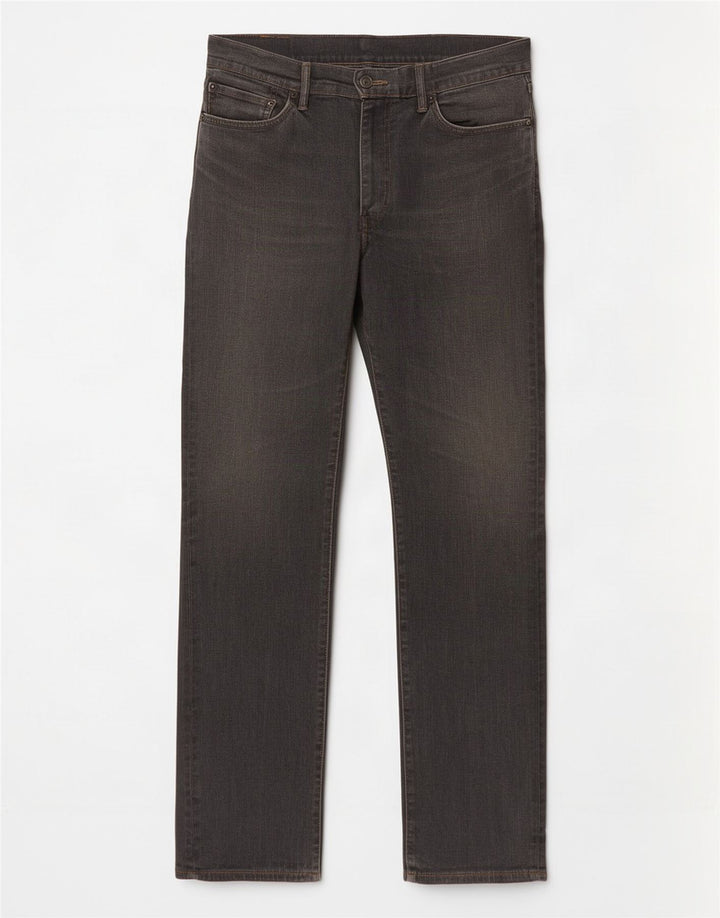 Levi's Jean Droit 504 Homme W36 L34 Gris Coton