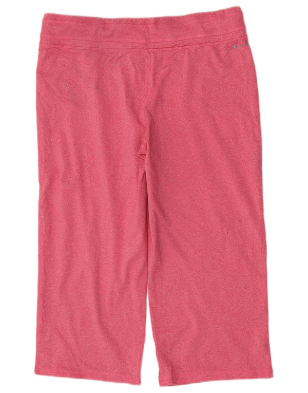Champion Pantalon de Survêtement Capri Femme UK 14 Rose Moyen Moucheté