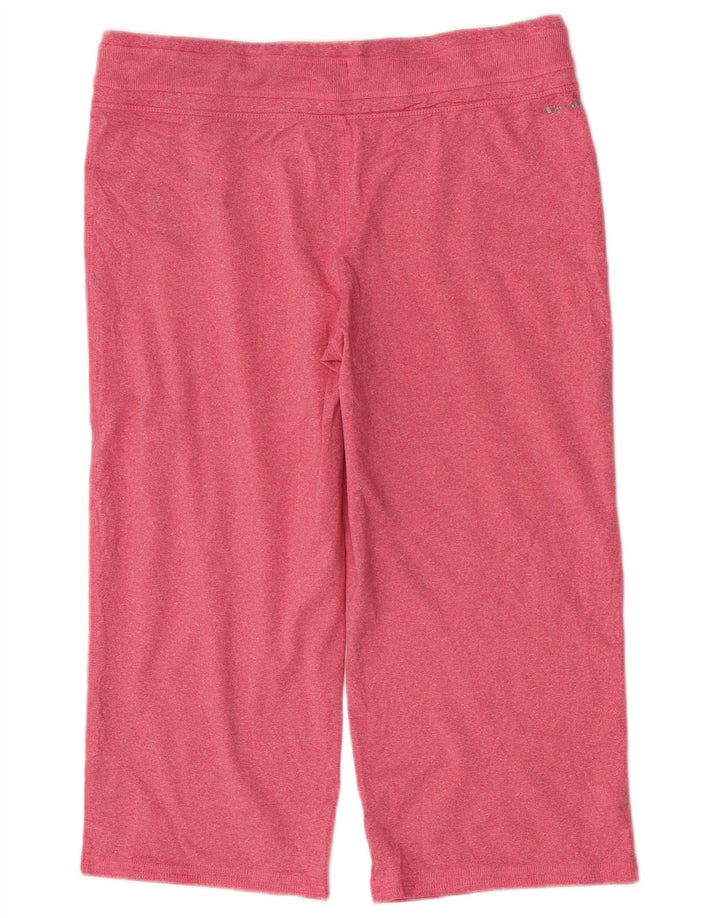 Champion Pantalon de Survêtement Capri Femme UK 14 Rose Moyen Moucheté