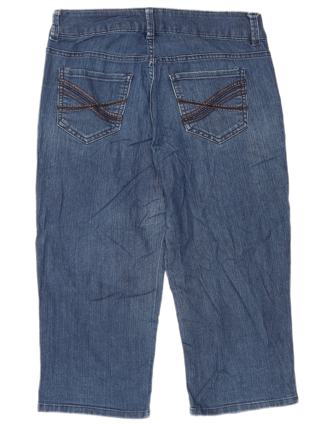 LEE Jeans Capri Riders pour femme US 8 Medium W32 L19 Bleu Coton