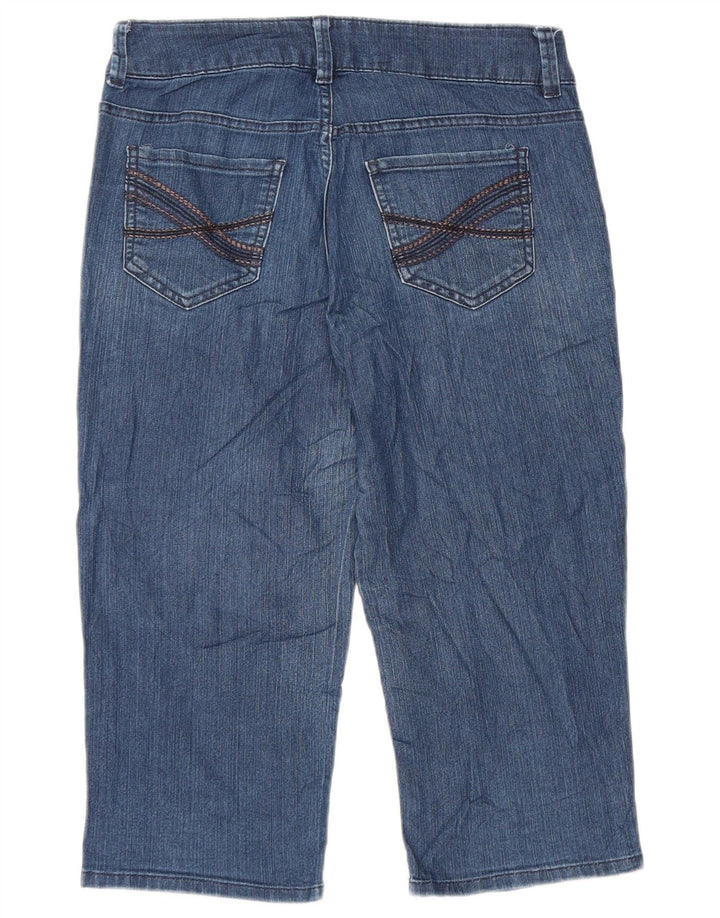 LEE Jeans Capri Riders pour femme US 8 Medium W32 L19 Bleu Coton