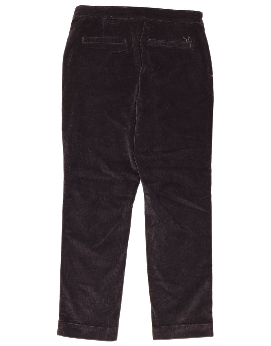 CREW CLOTHING Pantalon en velours côtelé pour femme UK 12 Medium W30 L28 Bleu marine