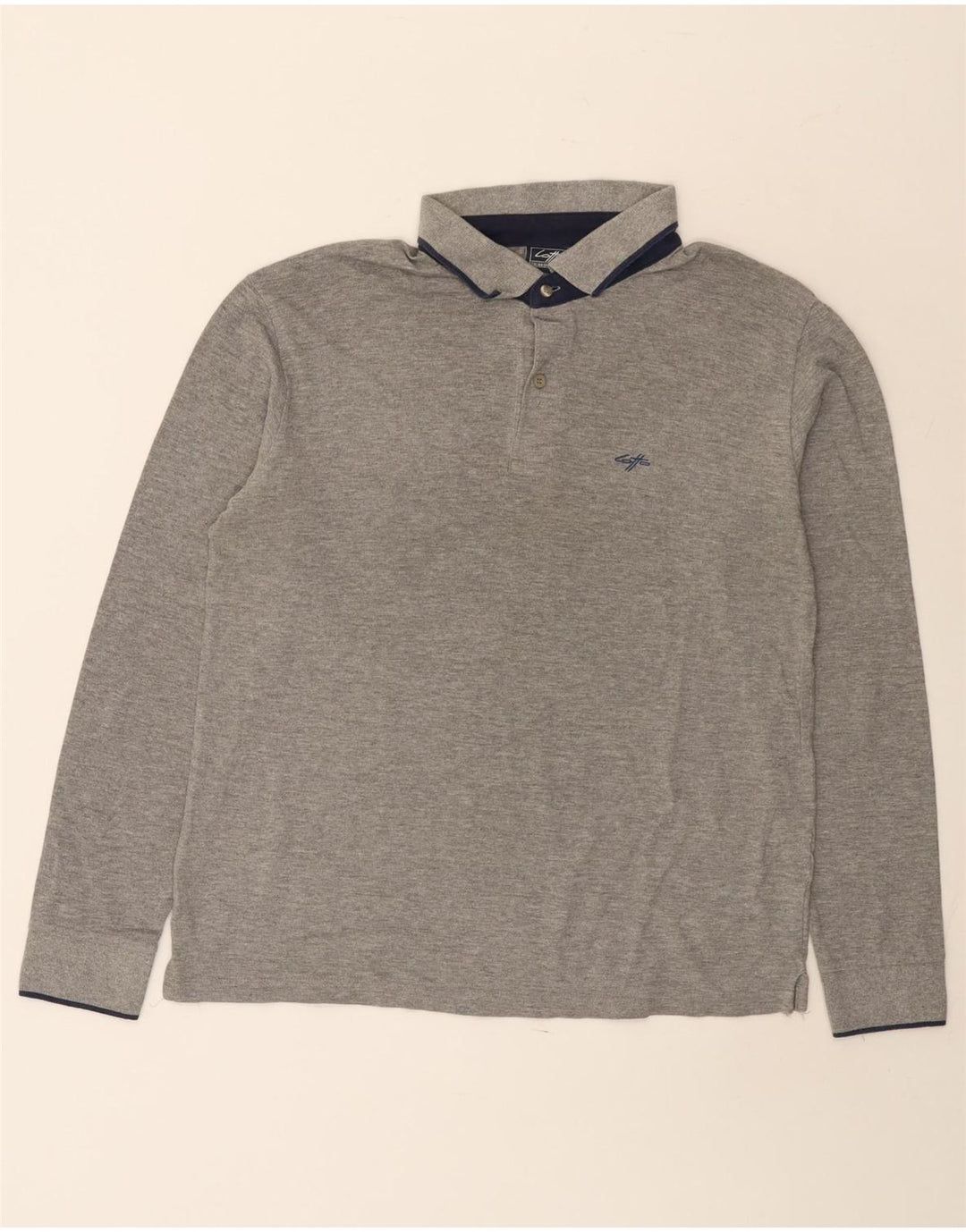 LOTTO Polo à Manches Longues Homme XL Gris