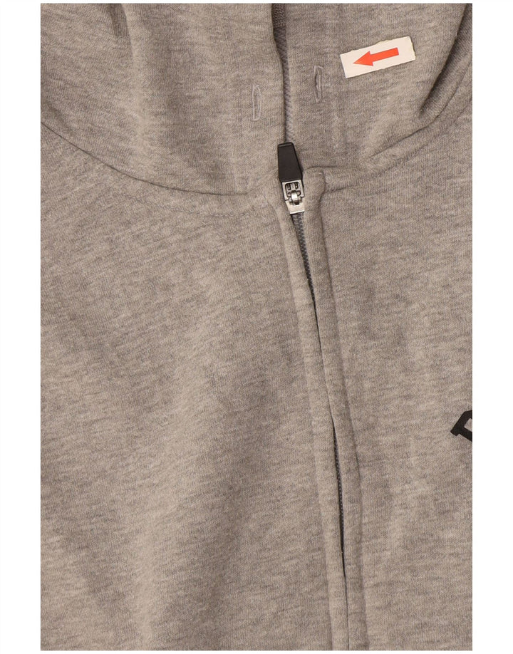 CHAMPION Pull à capuche zippé graphique pour hommes, grand gris