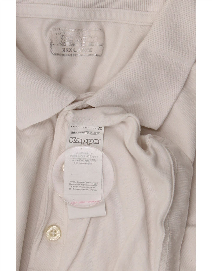 KAPPA Polo Homme 3XL Blanc Coton