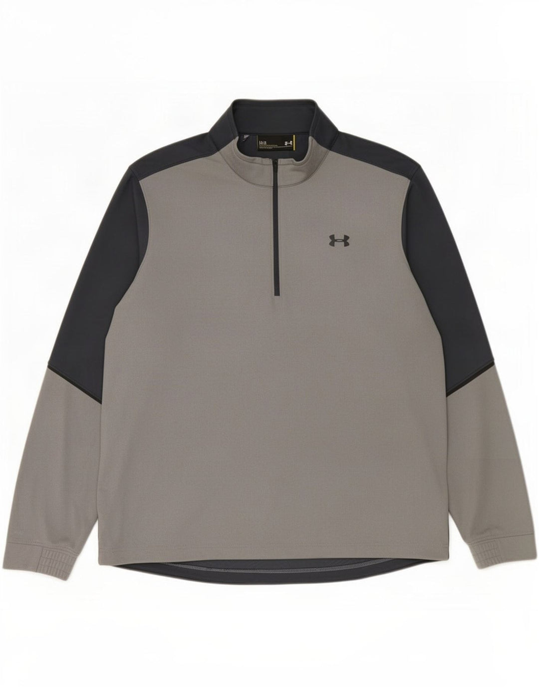 Under Armour Haut de Survêtement Graphic Pullover Homme Gris Colorblock