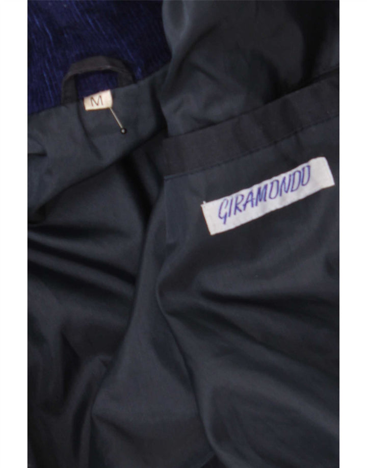 Giramondo Manteau coupe ample pour homme UK 38 Bleu marine moyen Polyester
