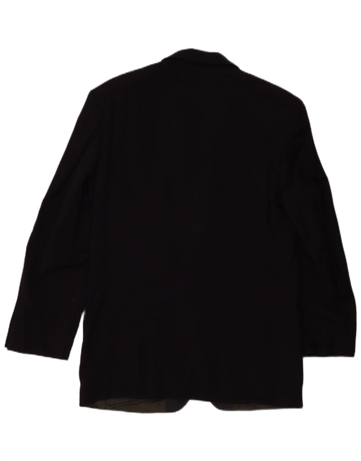Hugo Boss Veste blazer à 3 boutons pour homme EU 48 Bleu marine moyen Laine vierge