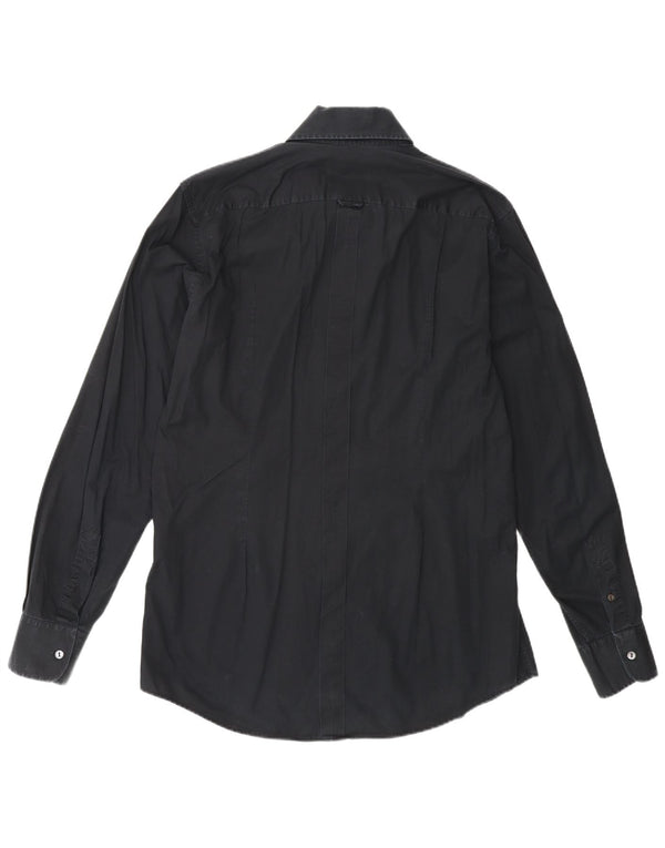 Dolce & Gabbana Chemise Homme Taille 43 17 XL Coton Noir