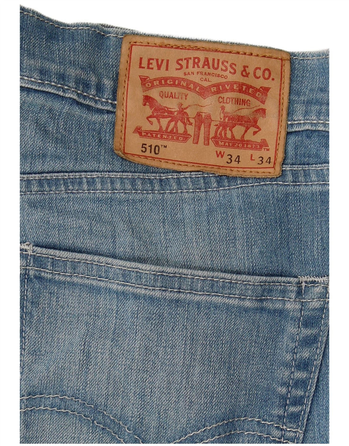 LEVI'S Jean Skinny 510 Homme W34 L34 Bleu Coton