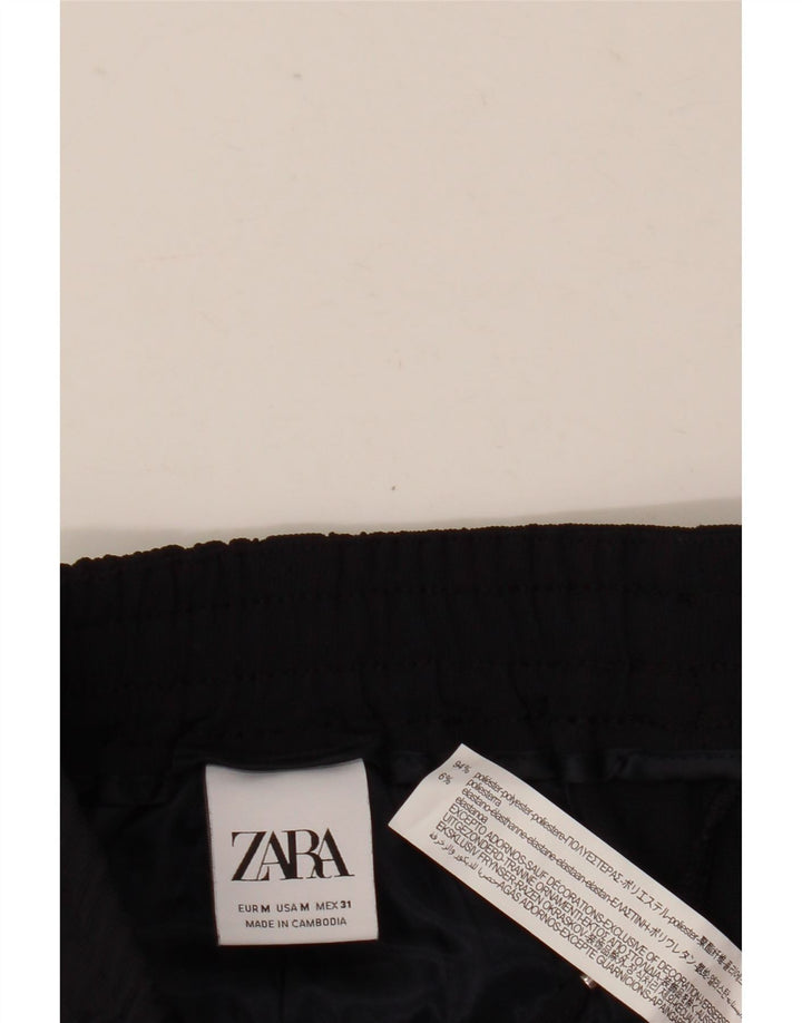 Pantalon De Survêtement Zara Homme Joggers Bleu Marine Moyen Polyester