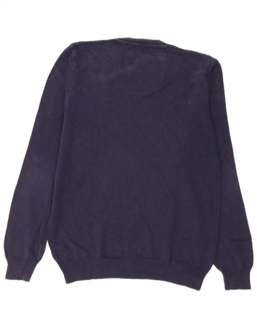 Marks & Spencer Pull col V Homme Bleu Marine Moyen Coton