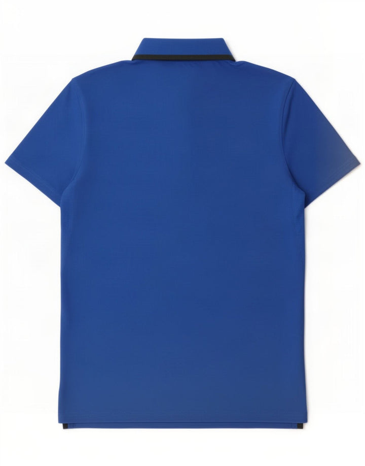 Nike Polo Dri Fit Homme Bleu Moyen Polyester Colorblock