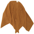 MIMMINA Femme Cape Cardigan Pull Taille Unique Beige