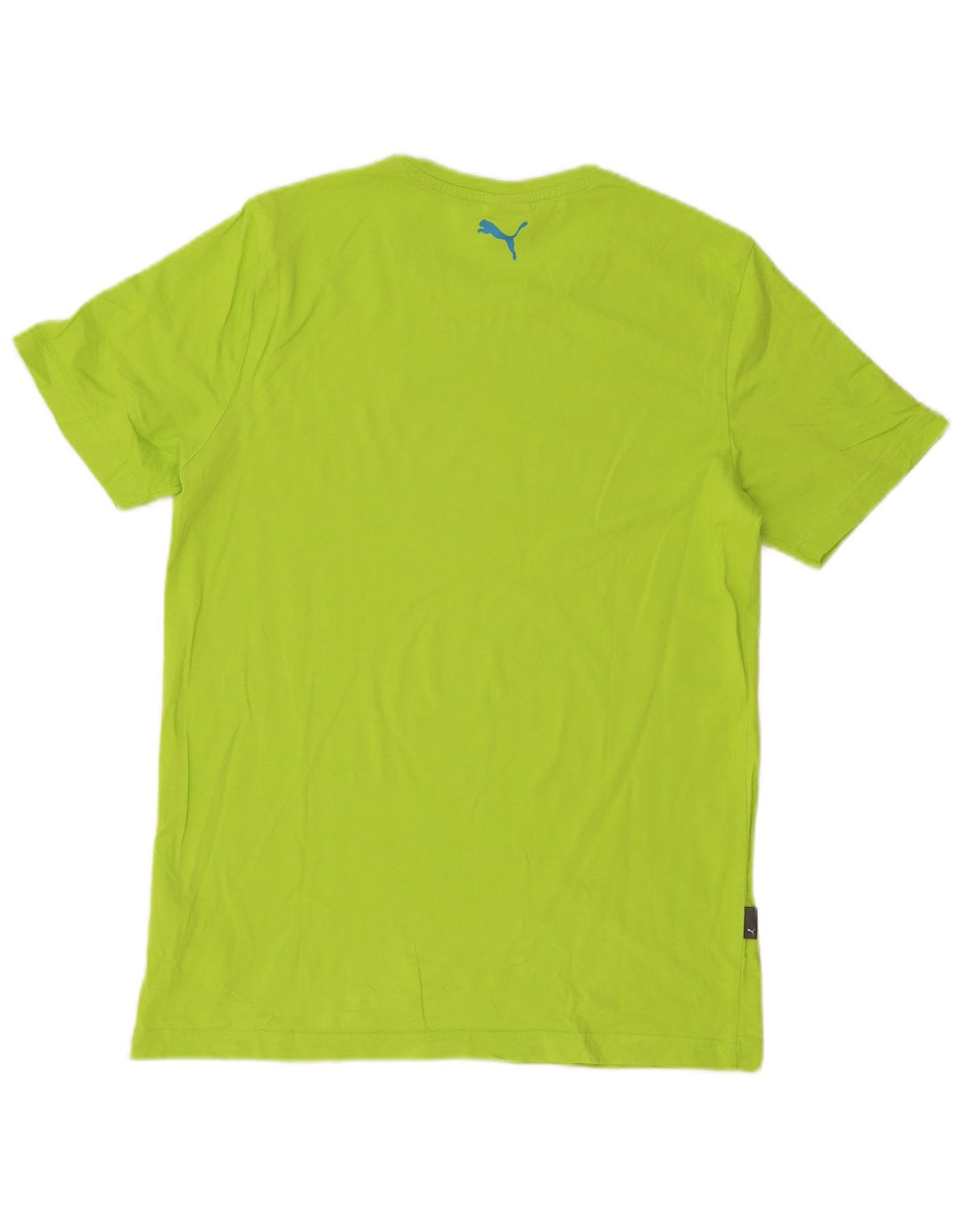 Puma T-Shirt Graphic Homme Vert Moyen Coton