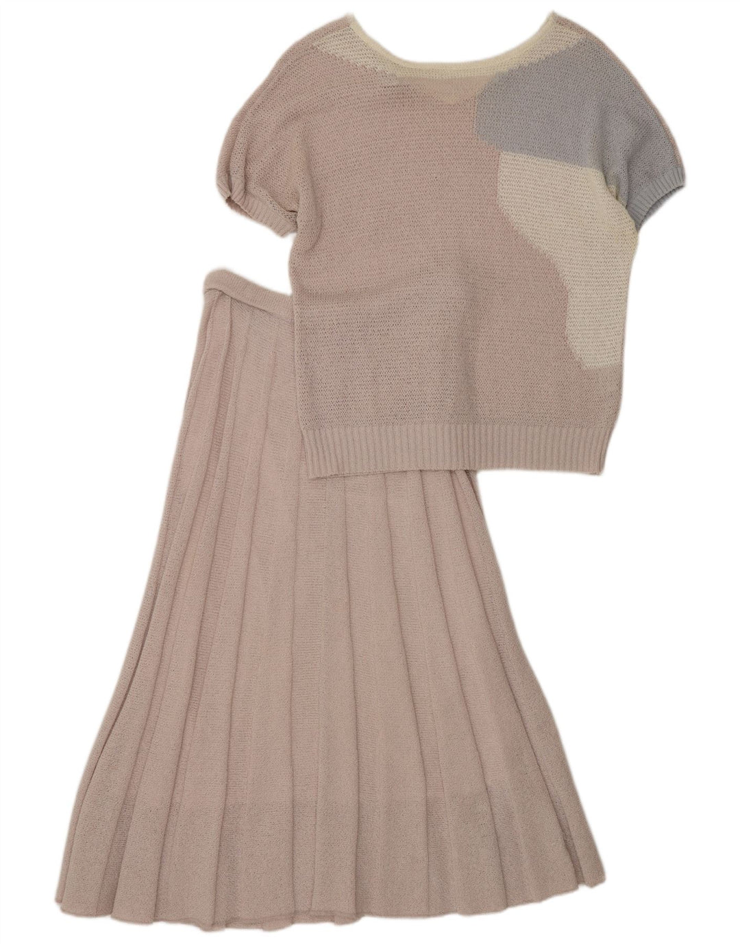 GOLLEHAUG Ensemble jupe 2 pièces pour femme EU 40 Medium W28 Violet Colourblock