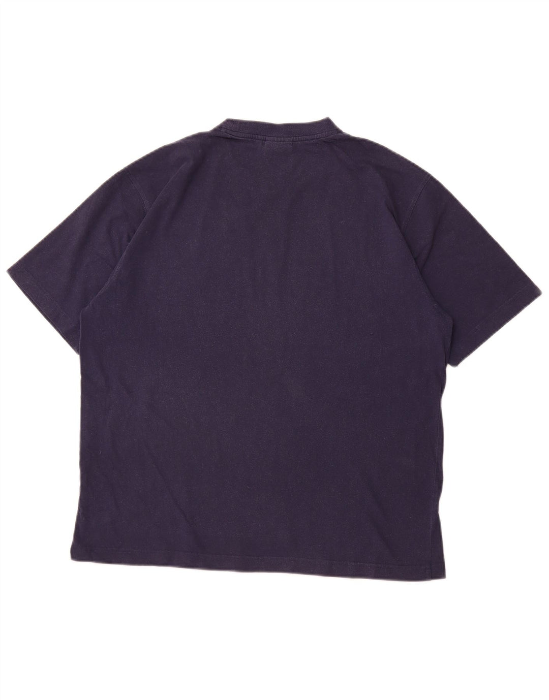 LACOSTE T-Shirt Homme Top Taille 5 Large Bleu Marine Coton