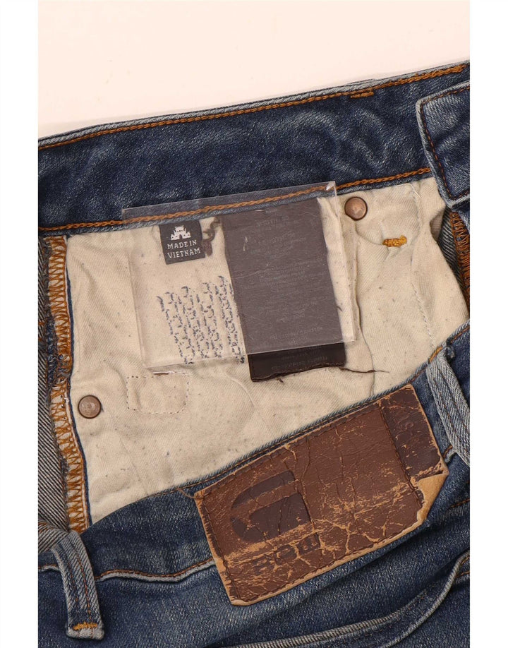 G-Star Jean droit vieilli W30 L34 en coton bleu pour homme
