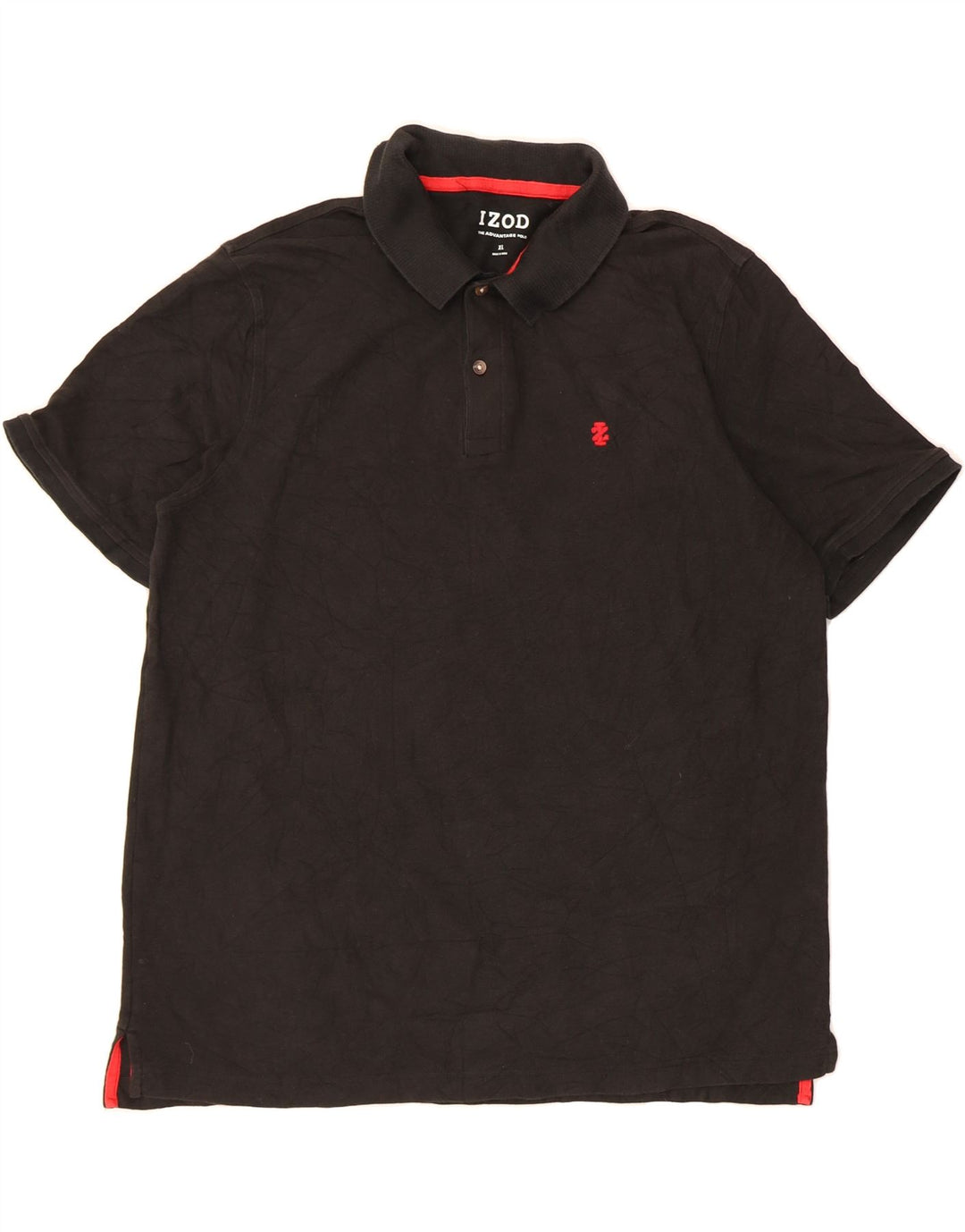 IZOD Mens Polo Shirt XL Black Vintage Izod and Second-Hand Izod from Messina Hembry 
