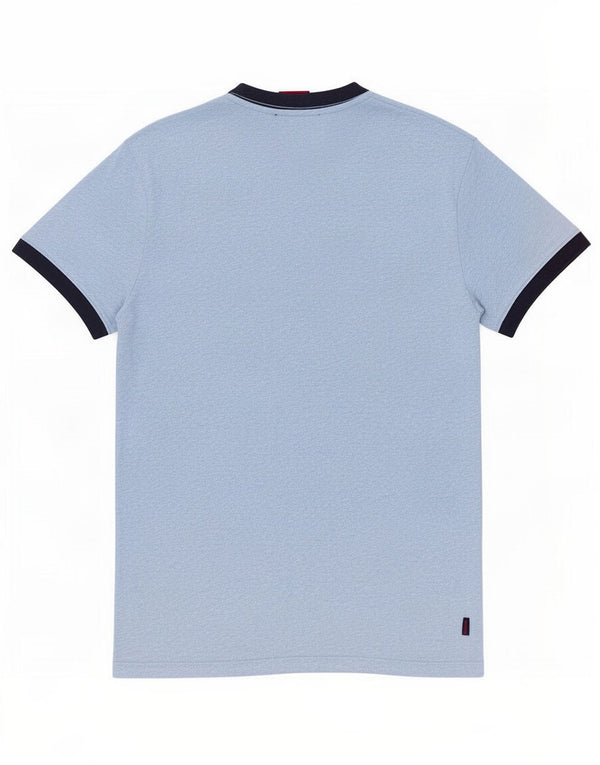 Superdry T-Shirt Top XS Bleu Moucheté Coton Homme
