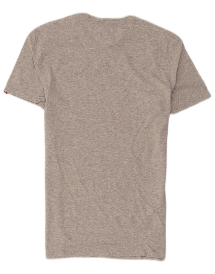 Levi's T-Shirt Top Small Homme Gris Moucheté Coton