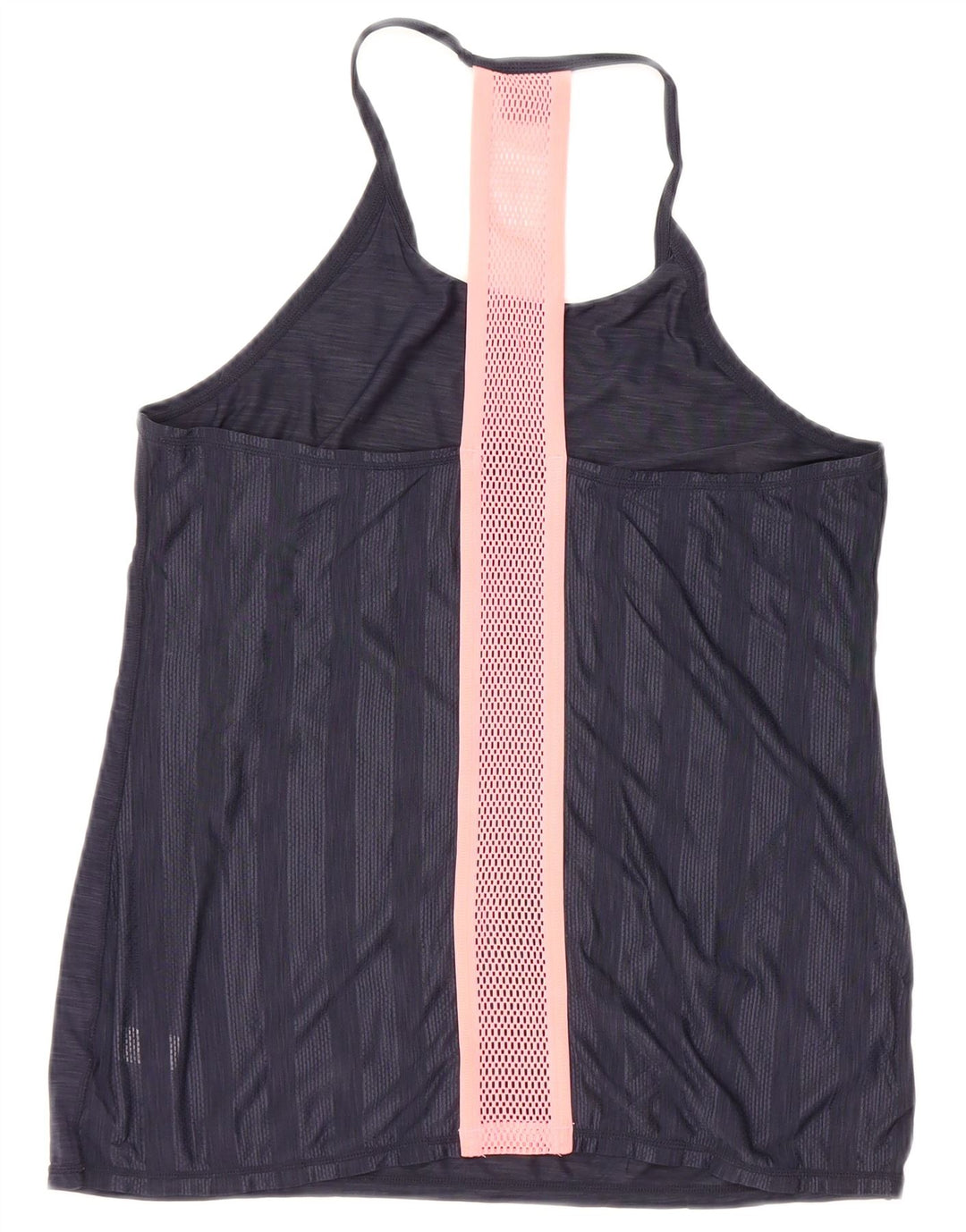 Athleta Débardeur Femme UK 12 Moyen Bleu Marine Moucheté Polyester